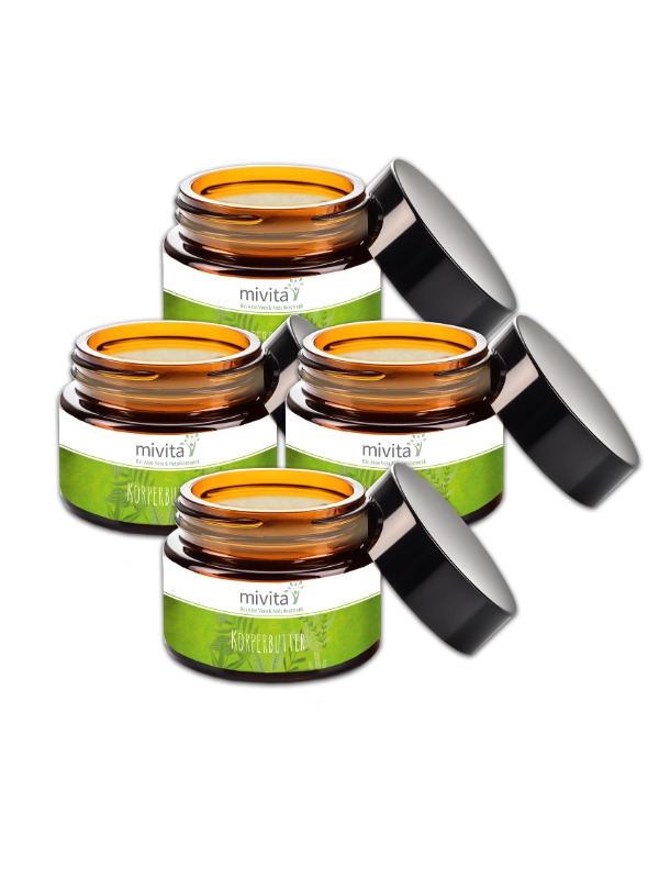 4 x Aloe Vera Körperbutter